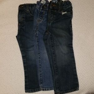 3 pairs toddler boys jeans size 3T